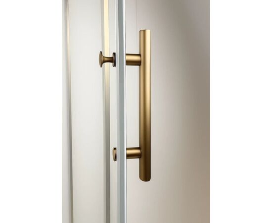 Душевой угол Timo TPSS-90/17C-8 900х900х2000 профиль матовое золото стекло прозрачное 8 мм_, изображение 8