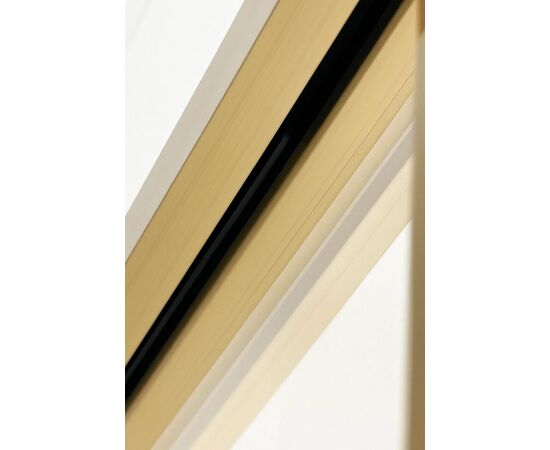 Душевая дверь Timo TDSS-130/17C-8L 1300х2000 профиль матовое золото стекло прозрачное 8 мм_, изображение 8