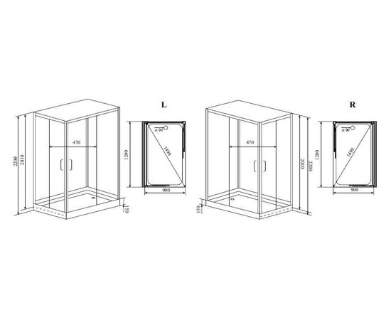 Душевая кабина Timo Helka H-515 L_, изображение 17