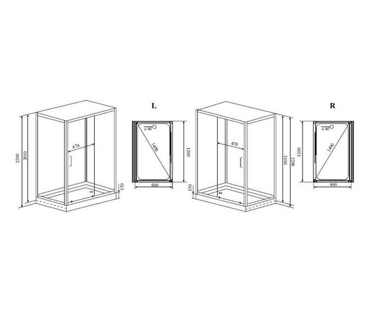 Душевая кабина Timo Helma H-520 L_, изображение 19
