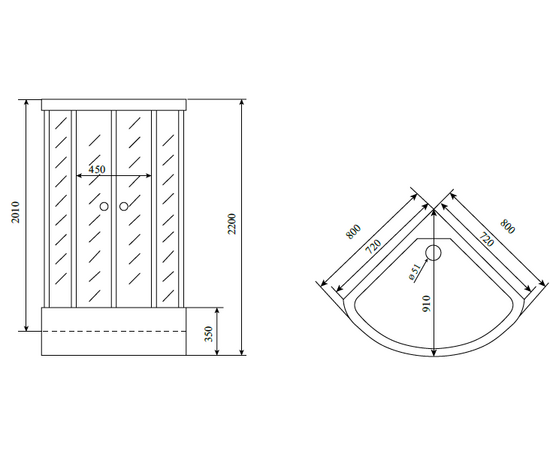 Душевая кабина Timo T-1180_, изображение 7