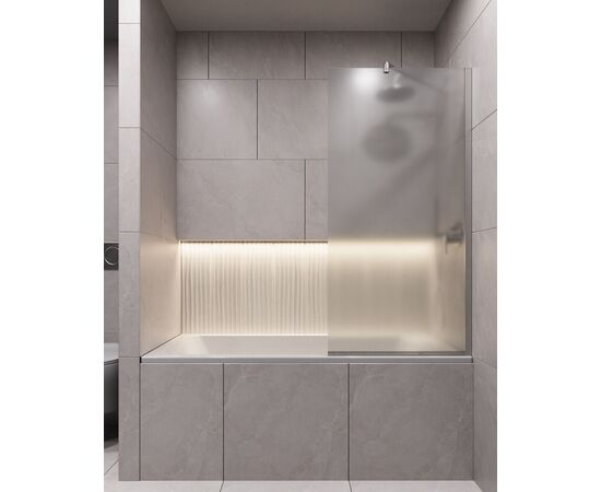 Шторка для ванны Timo TC-90/00F-8 1400х900 стекло матовое 8 мм_, изображение 5