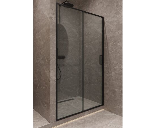 Душевая дверь Timo TD-120/03C-6 раздвижная 1950х1200 стекло прозрачное 6 мм_, изображение 3