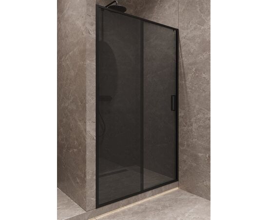 Душевая дверь Timo TD-120/03GR-6 раздвижная 1950х1200 стекло графит 6 мм_, изображение 3