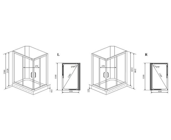 Душевая кабина Timo TL-1504 R_, изображение 2