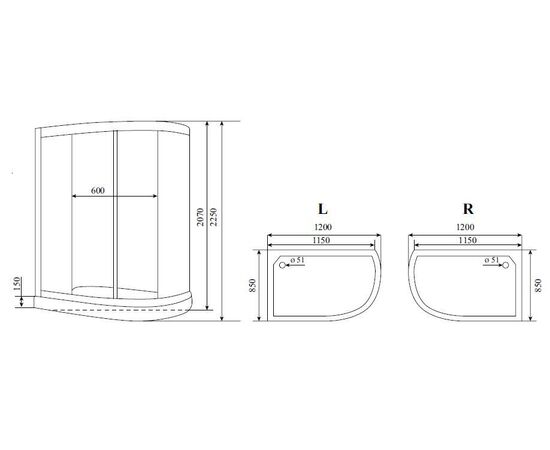 Душевая кабина Timo T-7702 L_, изображение 11