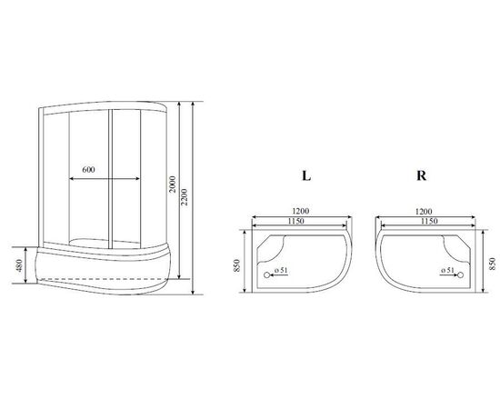Душевая кабина Timo T-7720 L_, изображение 13
