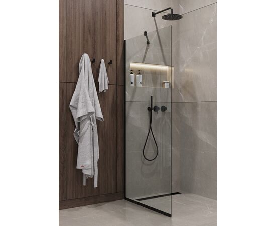 Душевая перегородка Timo TP-1190/03C-8 1950х1190 стекло прозрачное 8 мм_, изображение 3