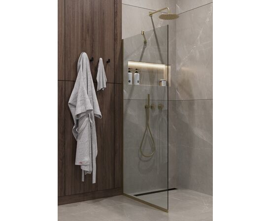 Душевая перегородка Timo TP-890/17C-8 1950х890 стекло прозрачное 8 мм_, изображение 3