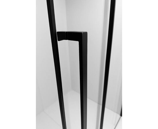 Душевая дверь Timo TDSS-140/03C-8L 1400х2000 профиль черный + торцевое стекло TSS-900/03C-8 900х2000_, изображение 9