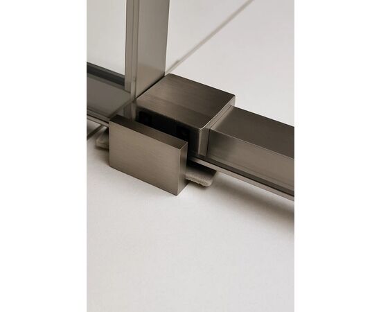 Душевая дверь Timo TDSS-140/13C-8L 1400х2000 профиль никель + торцевое стекло TSS-1000/13C-8 1000х2000_, изображение 9