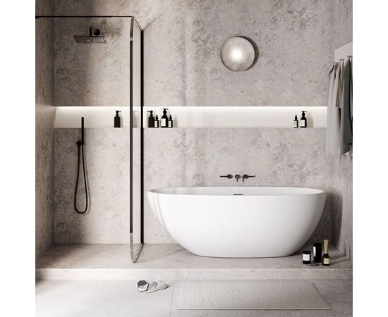 Ванна отдельностоящая Grossman Fly GR-1104M 170х75х58 цвет белый матовый_, изображение 7