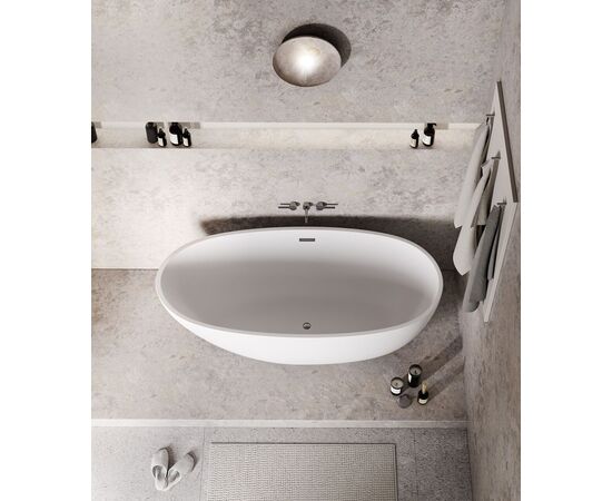 Ванна отдельностоящая Grossman Fly GR-1104M 170х75х58 цвет белый матовый_, изображение 11