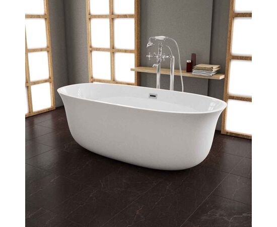 Ванна отдельностоящая Grossman Galaxy GR-1201 166х75х56 цвет белый_, изображение 3