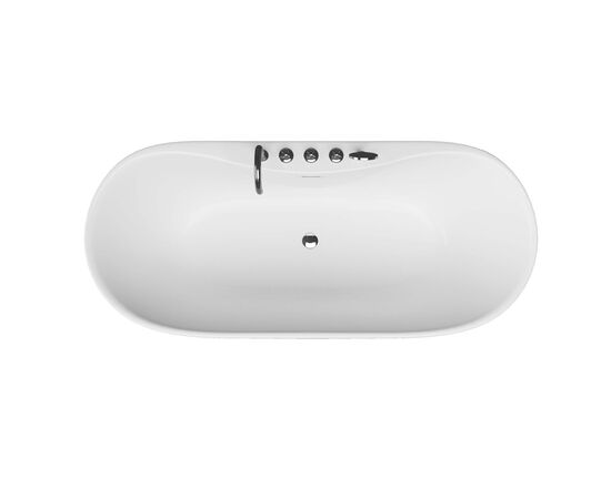 Ванна пристенная Grossman Classic GR-12501-1 160х75х58 со смесителем на борту_, изображение 5