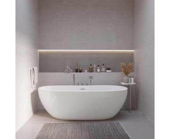 Ванна пристенная Grossman Classic GR-12501-1 160х75х58 со смесителем на борту_, изображение 9