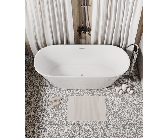 Ванна отдельностоящая Grossman Forta GR-1503 170х75х58 цвет белый_, изображение 9