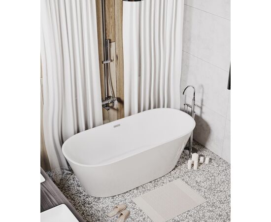 Ванна отдельностоящая Grossman Forta GR-1503 170х75х58 цвет белый_, изображение 11