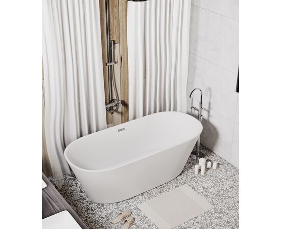 Ванна отдельностоящая Grossman Forta GR-1503M 170х75х58 цвет белый матовый_, изображение 11