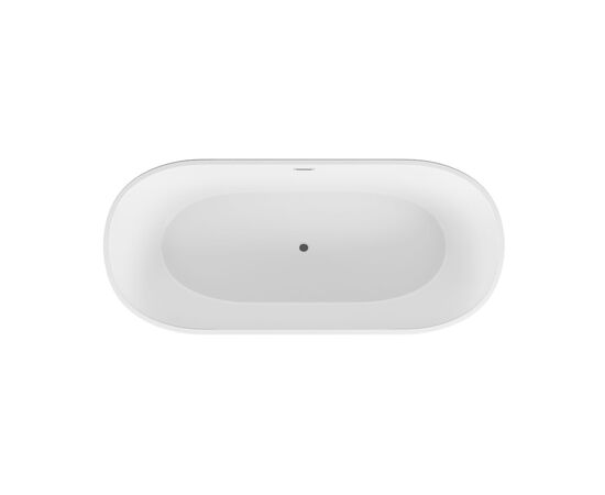 Ванна отдельностоящая Grossman Forta GR-1503MB 170х75х58 цвет черный-белый матовый_, изображение 11