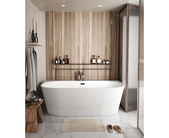 Ванна пристенная Grossman Cristal GR-17071M 170х80х58 цвет белый матовый_, изображение 7