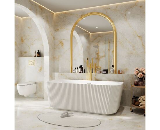 Ванна отдельностоящая Grossman Cristal GR-2028F 75х170х58 рифленая_, изображение 5