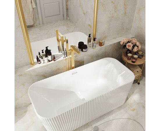 Ванна отдельностоящая Grossman Cristal GR-2028F 75х170х58 рифленая_, изображение 6