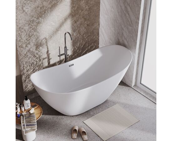 Ванна отдельностоящая Grossman Galaxy GR-2103M 180х77х72 цвет белый матовый_, изображение 11