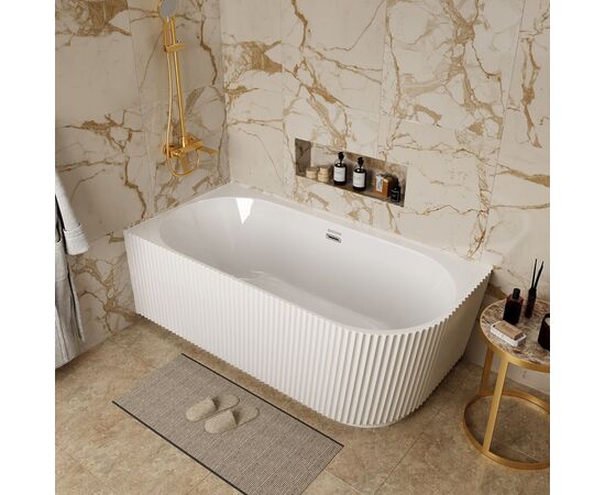 Ванна пристенная Grossman Cristal GR-2206FL 80х170х58 рифленая_, изображение 4