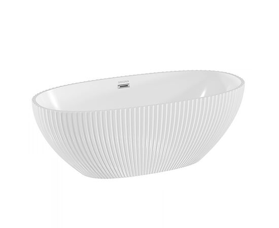 Ванна отдельностоящая Grossman Cristal GR-2504F 80х170х58 рифленая_