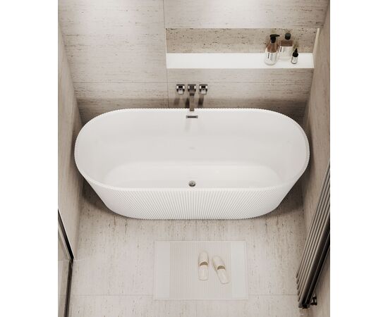 Ванна отдельностоящая Grossman Forta GR-27021 170х75х58 цвет белый_, изображение 11