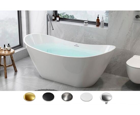 Акриловая ванна Royal Bath WAVE RB610102 180х80х72_, изображение 3