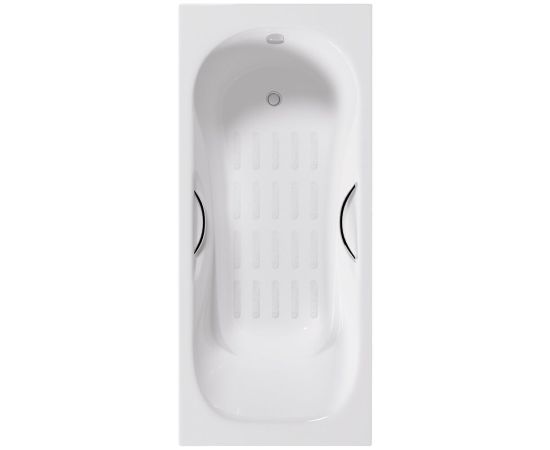 Ванна чугунная Delice Malibu 140х75 с отверстиями под ручки и антискользящим покрытием DLR230628R-AS_, изображение 10
