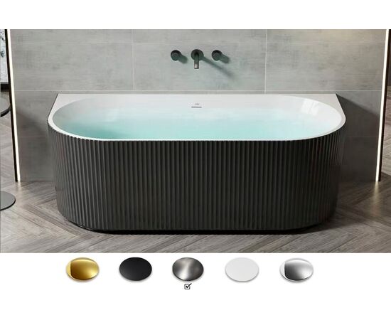 Акриловая ванна Royal Bath NERO RB611902 150х75х58 BL_, изображение 3