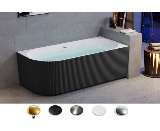 Акриловая ванна Royal Bath NERO RB710302 170х78х58 BL R_, изображение 3