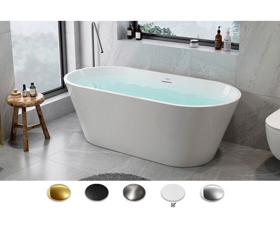 Акриловая ванна Royal Bath PAFOS RB610000 180х80х58_, изображение 3