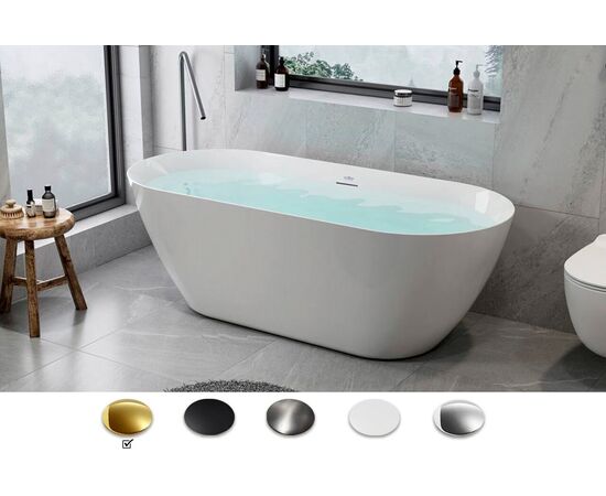 Акриловая ванна Royal Bath PAFOS RB611700 150х73х58_, изображение 3