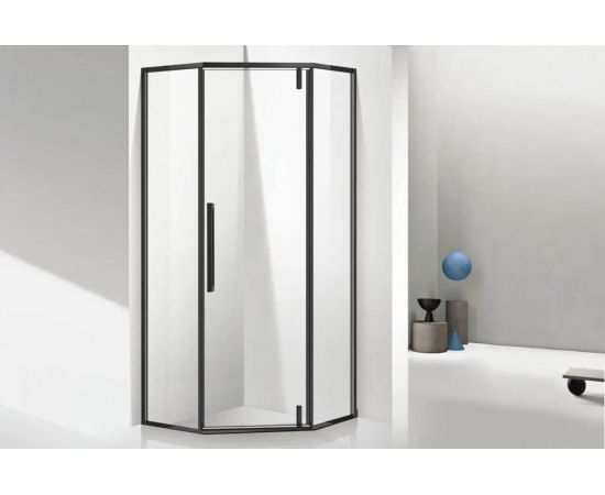 Душевой уголок Royal Bath FATO RB 80TR-T-BL 80х80х200 прозрачное стекло_, изображение 3