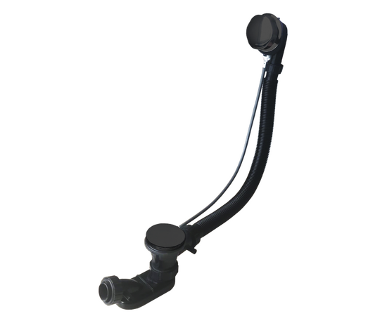 Слив-перелив для ванны Royal Bath полуавтомат 60 см черный_