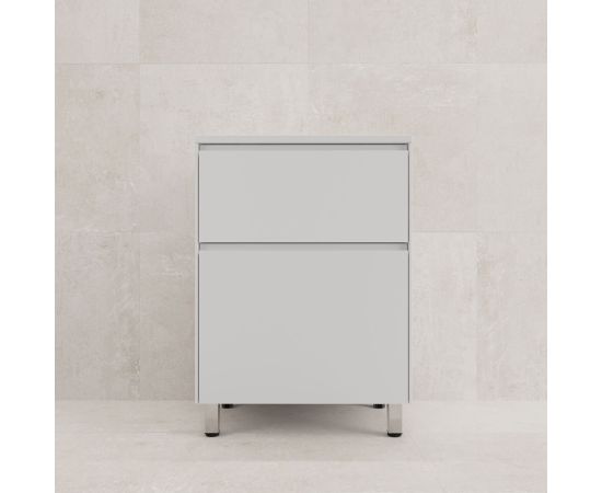 Тумба напольная Style Line ЛИМА 60 эмаль под раковину LINE 60 2 ящика PLUS белый матовый_