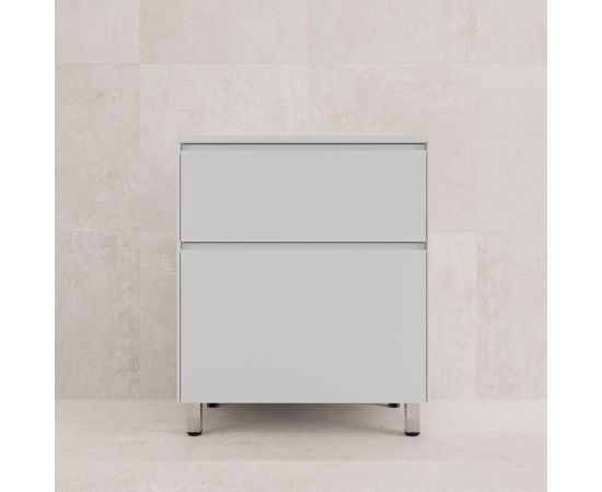 Тумба напольная Style Line ЛИМА 70 эмаль под раковину LINE 70 2 ящика PLUS белый матовый_