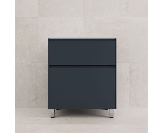 Тумба напольная Style Line ЛИМА 70 эмаль под раковину LINE 70 2 ящика PLUS графит_