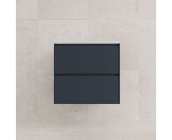 Тумба подвесная Style Line ЛИМА 60 эмаль под раковину LINE 60 2 ящика PLUS графит_