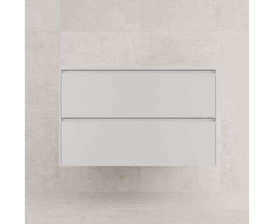 Тумба подвесная Style Line ЛИМА 90 эмаль под раковину LINE 90 2 ящика PLUS белый матовый_