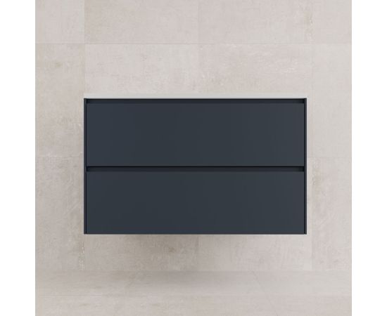 Тумба подвесная Style Line ЛИМА 90 эмаль под раковину LINE 90 2 ящика PLUS графит_