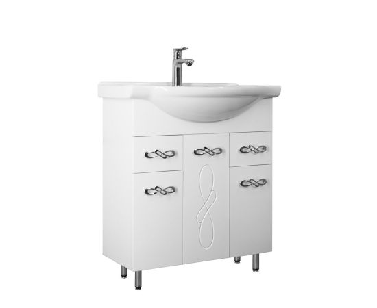 Тумба Style Line Венеция 75 2 ящика под умывальник Байкал 75_