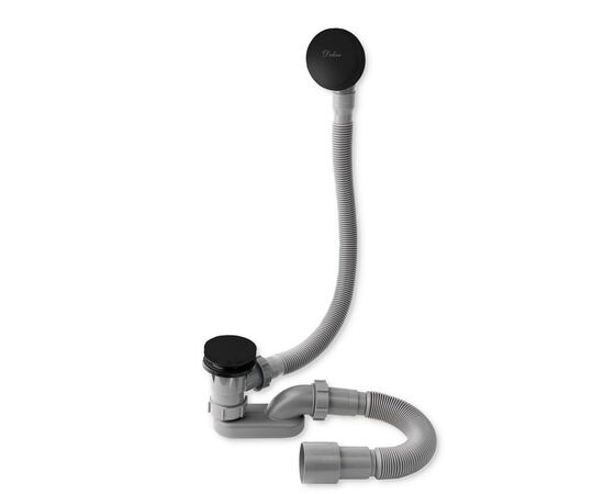 Слив-перелив автомат Click Clack черный матовый Delice_