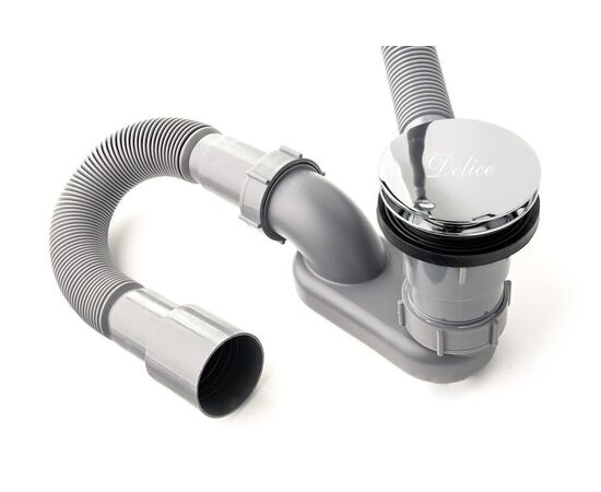 Слив-перелив автомат Click Clack хром Delice_, изображение 5