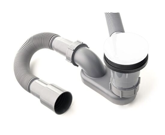 Слив-перелив автомат Click Clack белый глянцевый Delice_, изображение 3