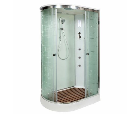 Душевая кабина DTO EM 1511 R с гидромассажем и электрикой_